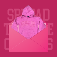 PINK ON PINK HOODIE.